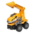 thumbnail image 4 of Modelo de Vehículo de Ingeniería, Juguete de Deformación, Coche de Guardería, Camión de Construcción, Juguete , Camión perforador amarillo, 4 of 8