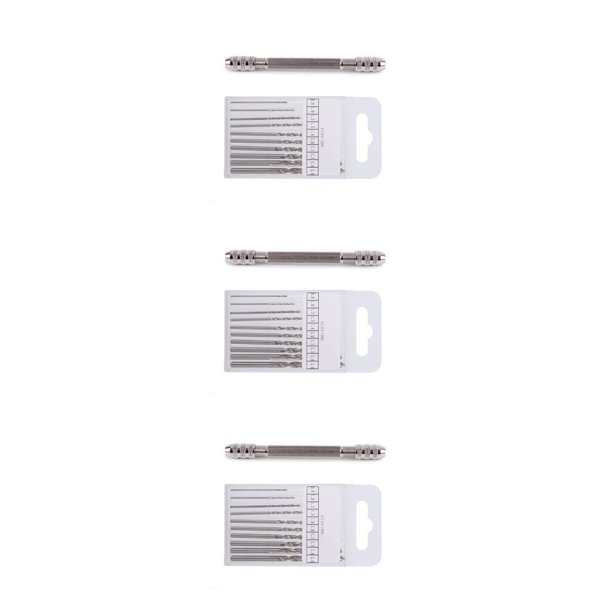 Scienceny Taladro giratorio manual de 0,8-3mm, Mini juego de brocas hechas a mano, tornillo, Kit de manualidades DIY, perforación, accesorios de Type1 NO1 Scienceny CBP162359