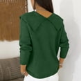 thumbnail image 4 of Lumtrix Shawl Collar Sweaters For Women Long Sleeve Ribbed Knit Tops Cozy Sweaters Casual Loose Pullover Winter Fashion Clothing Green 2XL, 4 of 5