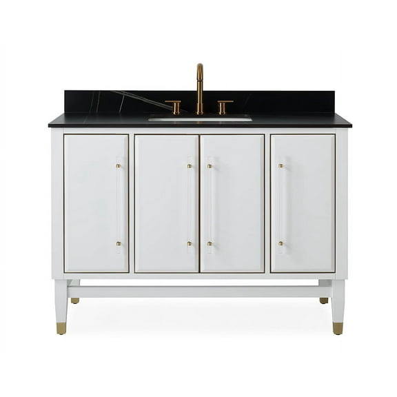 48" White Tenant Brand Raphael Bathroom Sink Vanity
