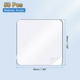 thumbnail image 2 of Almohadillas Adhesivas Doble Cara Transparentes Uxcell, Cinta de Montaje Pre-Cortada Cuadrada de 1.89'' x 1.89'' Impermeable y Removible, 50 Pcs, 2 of 6