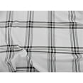 thumbnail image 2 of Printed Liverpool Textured 4 Way Stretch Fabric Ivory Black Plaid J405, 2 of 2