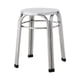 thumbnail image 1 of Taburete de metal redondo, fácil de limpiar, antideslizante, resistente, sin respaldo, portátil, apilable. 29 cm x 50 cm, 1 of 9