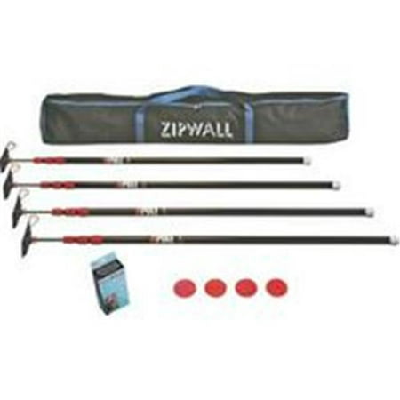 Zipwall Dust Barrier Kit Zip Pole Res ZP4