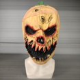 thumbnail image 2 of Máscara de látex yangshaomei Calabaza de terror para Halloween, 2 of 5