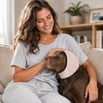 thumbnail image 5 of Noise Cancelling Ear Wrap for Dogs, Adjustable and Comfortable Quiet Dogs Calming Hoodie for Noise Blocking, Calming, Winter, Bathing, Drying(Medium), 5 of 5