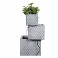thumbnail image 4 of Hi-Line Gift Ltd 79533-H Rectangle 3 Tier Metal Fountain with Planter - Outdoor, 4 of 7