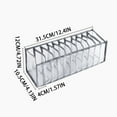 thumbnail image 2 of Sock Drawer Organizer, Sock and Underwear Organizer, Sock Organizer for Drawer, Mesh Foldable Cabinet Closet Organizers and Storage Boxes for Storing Socks, Underwear, Ties, Panties, 2 of 4