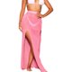 thumbnail image 2 of TRKIYQC Mujer Verano Playa Sobrefalda, Mujer Color Sólido Perspectiva Cintura Alta Lado Split Busto Falda Bikini Cover-Up Falda TRKIYQC perder, 2 of 9