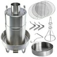 thumbnail image 2 of Orion Cooker Cuiseur à Convection Extérieur en Acier Inoxydable Fumoir Barbecue Friteuse à Dinde 2 Pcs, 2 of 8