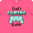 thumbnail image 4 of Inktastic Dad's Gaming Buddy- Aqua Controller Youth T-Shirt, 4 of 5