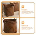 thumbnail image 3 of FOMIYES Cesta Tejida De Ratán Sintético Color Café Para Y Objetos En Casa, 3 of 5