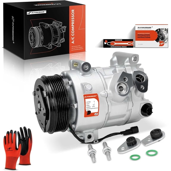A-Premium Air Conditioner AC Compressor with Clutch Compatible with Ford Fusion 2013-2020, 1.5L 1.6L