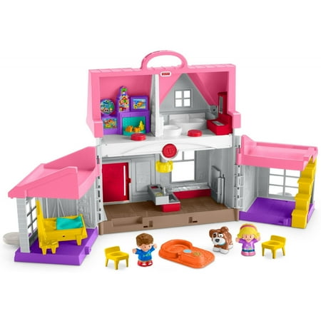 Fisher-Price Little People Big Helpers Home - Pink