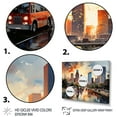 thumbnail image 3 of Designart "Horizons of the Vibrant City, Houston I" Houston Metal Wall Art Set, 3 of 5
