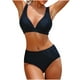 thumbnail image 2 of Traje de baño para mujer, bikini de tirantes sin espalda de color liso para mujer, trajes de baño para mujer, conjuntos de bikini para mujer, trajes de baño de bikini para mujer, 2 of 7