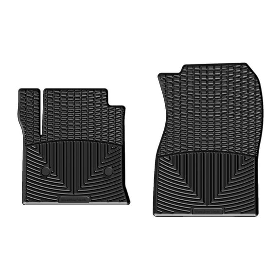 WeatherTech All-Weather Floor Mats compatible with Sierra 1500, Silverado 2500HD/3500HD, Silverado 1500, Sierra 2500HD/3500HD - 1st Row (Driver & Passenger), Black