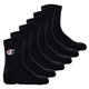 thumbnail image 1 of Champion Calcetines para niños, paquete de 6 - calcetines de tripulación, un solo color Negro 27-30, 1 of 3