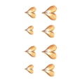thumbnail image 4 of Injueey 1 Juego de decoraciones de corazón, colgante de corazones estéreo romántico, adorno para manualidades al aire libre, suministros para fiestas, Dorado 2piezas Injueey CBP378172, 4 of 6
