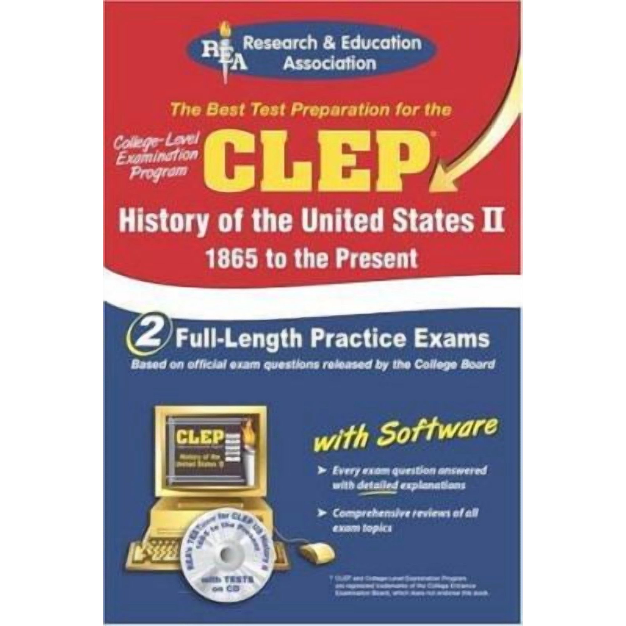 CLEP History of the United States II 1865 to the Present (Paperback) by Lynn E Marlowe, Editors of Rea
