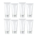 thumbnail image 1 of 10 botellas portátiles de viaje rellenables para champú y loción (5 tapones de rosca de 10 ml y 5 tapones de 20 ml)., 1 of 6