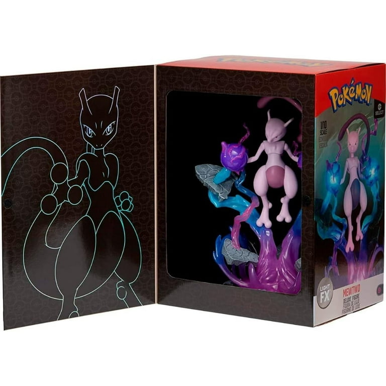 Pokemon 13 Large Mewtwo Deluxe Collector Statue Figure - LED