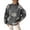 Gray, variant on Christmas Sweaters For Womens Christmas Snowflake Knitted Sweater Long Sleeve Crew Neck Print Pullover Knitwear Red