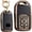 C-black, variant on Key Fob Cover Compatible with Honda Odyssey Freed Elysion 2016-2023 6 Button Keychain Case Holder Protector,B-Black