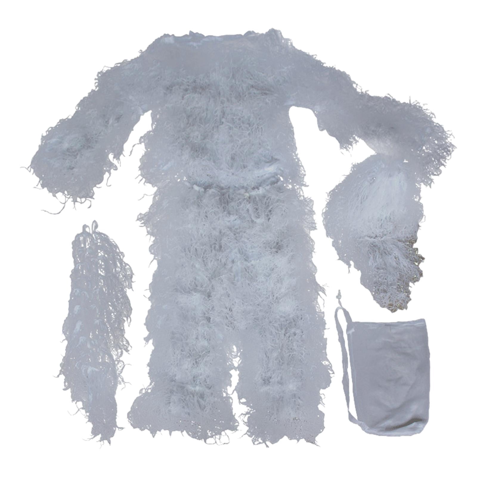 Ghillie Suit Hunting suits Jacket and Pants Gilly Suit Apparel Clothing for Turkey Hunting Bird Watching 130