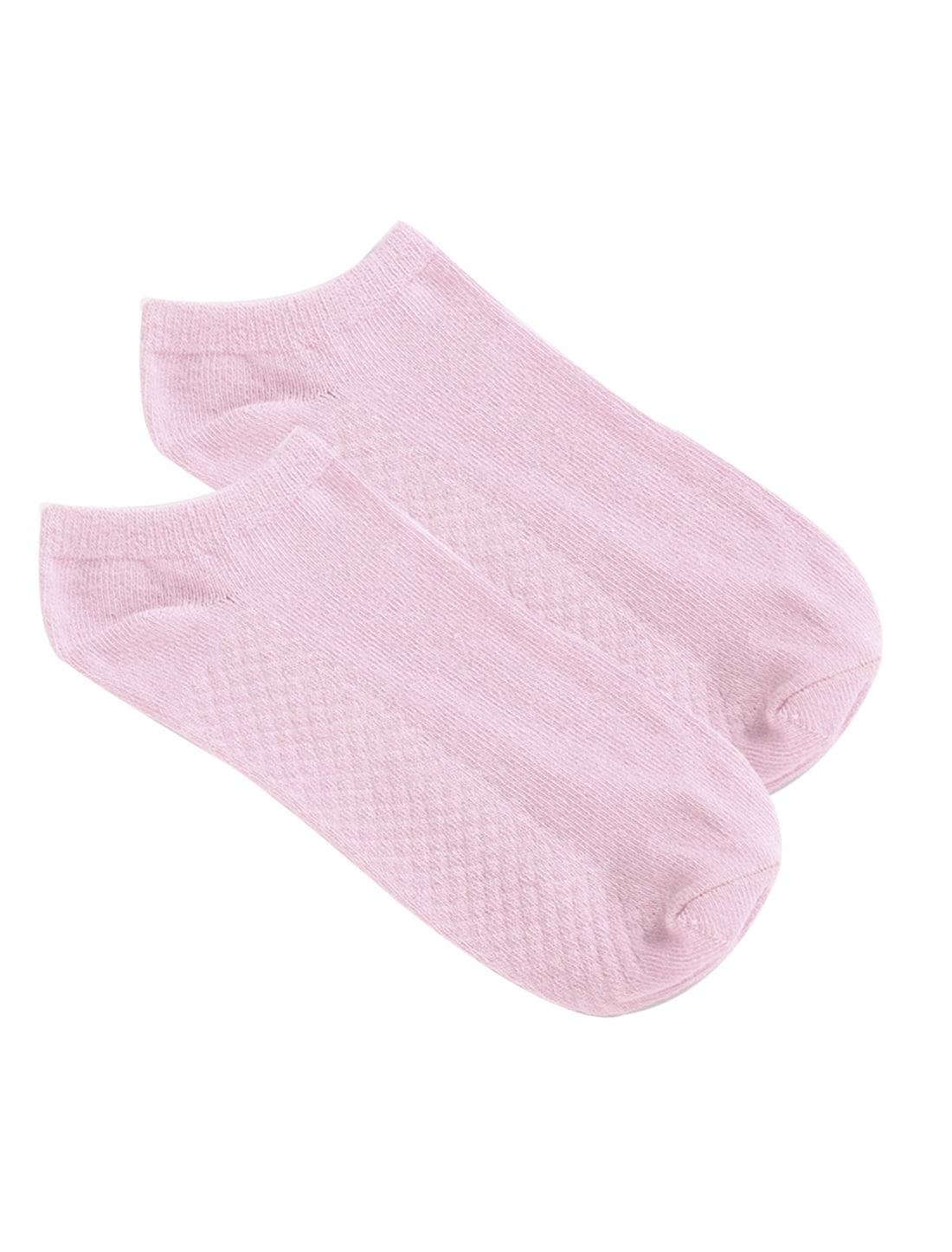 Unique Bargains Women Soft Low Cut Textured Sole Ankle Socks 10 Pairs Pink
