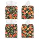 thumbnail image 2 of Fotbe Fruits Peach Porta Pañuelos Decorativo de Cuero, Caja Cuadrada Moderna para Pañuelos Faciales, Organizador y Dispensador 5x5x5'', 2 of 7