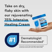 AmLactin Intensive Healing Body Cream – 12 oz Tub – 2-in-1 Exfoliator and Moisturizer for Dry Skin with 15% Lactic Acid and Ceramides for 24-Hour Moisturization