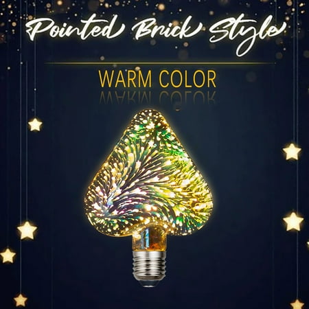

Yrtoes 3DFireworks LED Light Bulb 3DFireworks Decorative Lamp Scatter Lamp Christmas Day Exclusive Home Decor