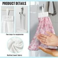 thumbnail image 6 of ZIATUBLE Cherry Blossom Dish Towel Hand Towels Breathable Hand Towels for Bathroom Elastic Hanging Kitchen Towels with Loop Set 3 Pack with Hanging Loop Hanging Hand Towels for Kitchen, 6 of 7