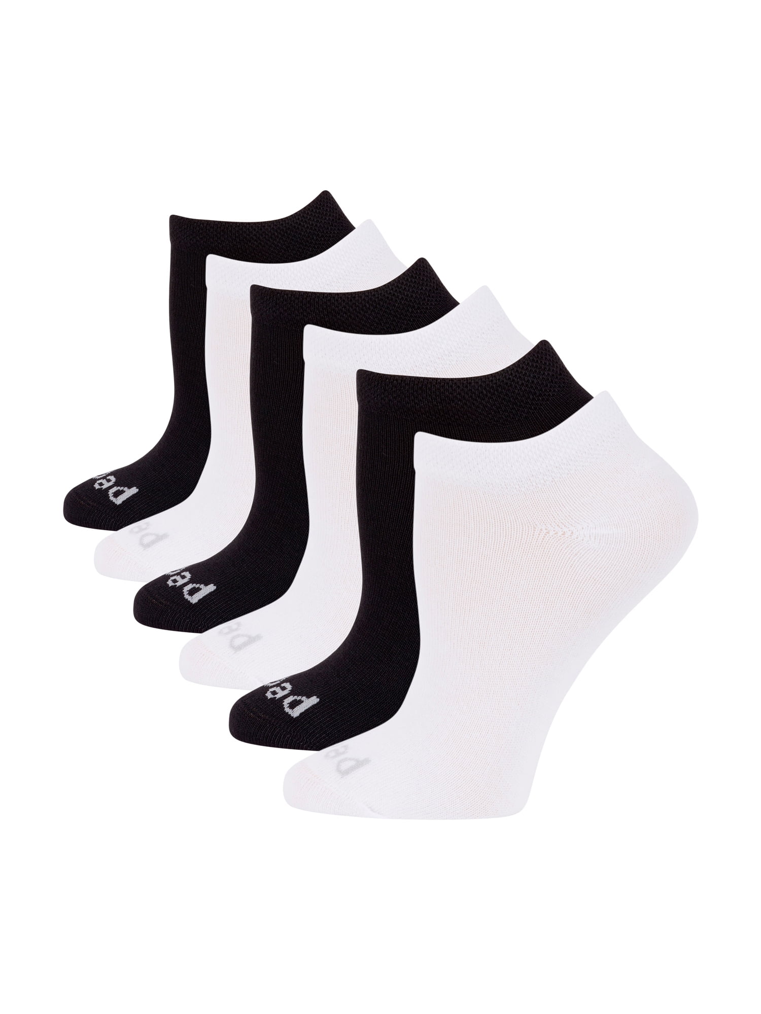 PEDS Ladies No Show Socks with Coolmax Value Pack, 6 Pairs, size 812