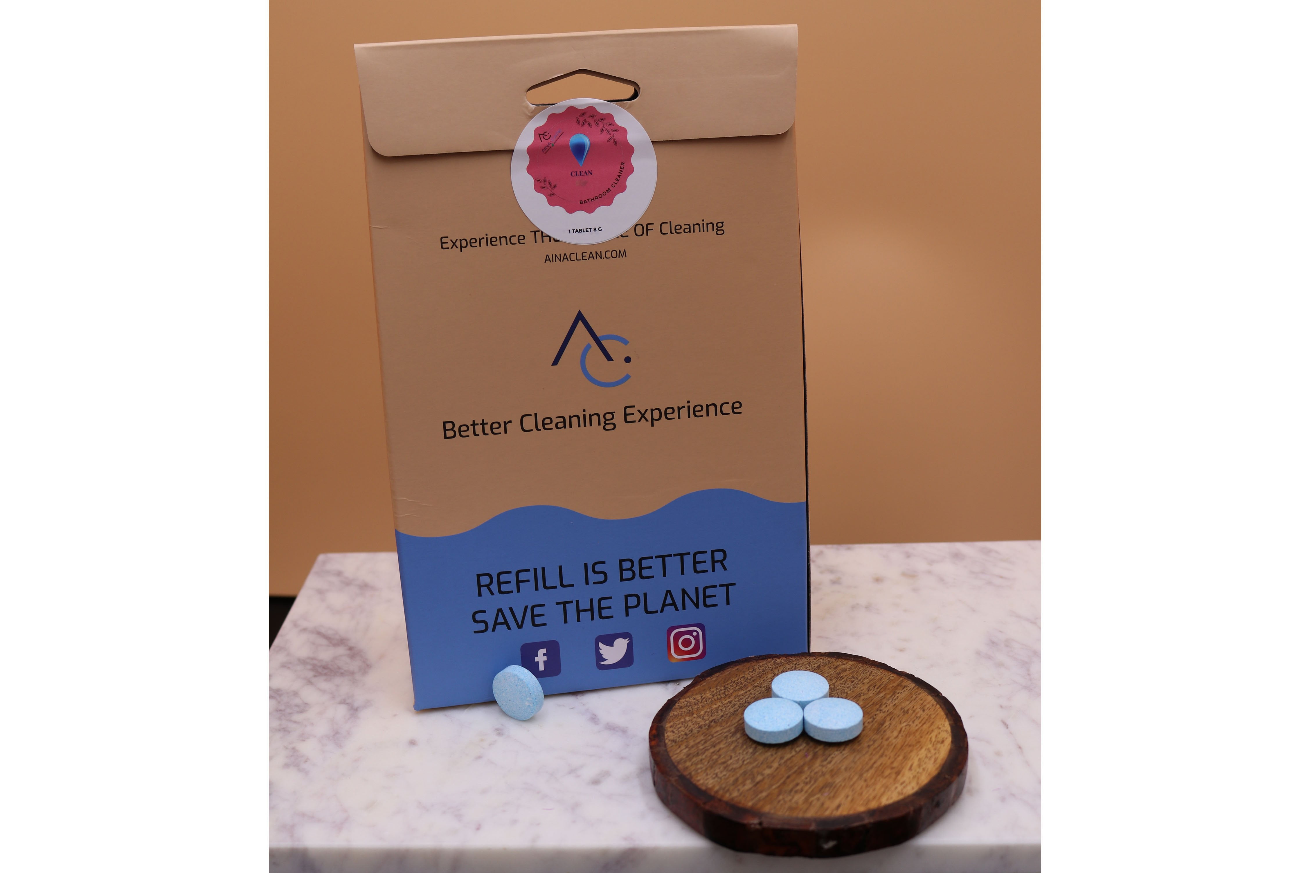 Refill Bathroom Cleaner Tablets Only Qty: 6