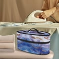 thumbnail image 2 of HELLHERO Marble Pattern Steam Irons Storage Bag Compatible with Full-Size Irons and Accessories Protective Travel Steamer Bag Steam Iron Carrying Case, Bag Only, 2 of 6