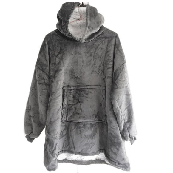 COZY HOODIE Sudadera con capucha de felpa - Gris COZY HOODIE 90061