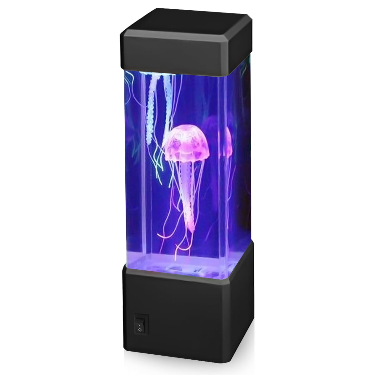 Aquarium Underwater LED Light Fish-Tank jellyfish swimming Submersible Lamp US 