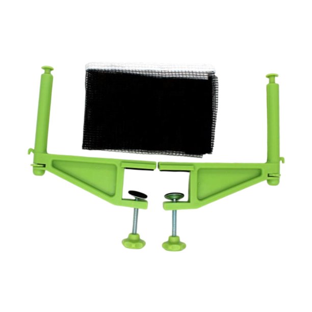 Juego de postes para red de tenis de mesa, accesorios para rejilla de pong, abrazadera para pong para adultos Verde