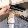 thumbnail image 3 of Barra Telescópica para Ropa, Armario, Pantalones, Perchero, Colgador de Barra Transversal para Armario Extraíble Vertical Montado en la Parte Superior, 3 of 6