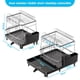 thumbnail image 3 of Escurridor de Platos y Trastes de Acero Inoxidable, Organizador Expandible de 2 Niveles para Fregadero de Cocina, con Drenaje de Válvula, 3 of 9