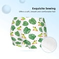 thumbnail image 2 of Rocae Frogs And Tropical Leaves for Girls' Cotton Boxer Briefs, Soft Mid-rise Panties-Large, 2 of 5