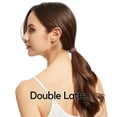 thumbnail image 2 of HBY Women's Hair Ties for Thick or Curly Hair. No Slip Seamless Ponytail Holders, Double Latte, 12 Pcs, 2 of 3