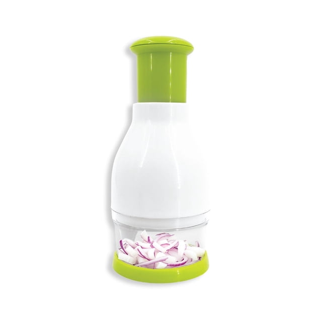 JS Gourmet - Hachoir Manuel pour Aliments avec Lame en Acier Inoxydable, Vert