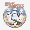 thumbnail image 2 of Women's Star Wars: The Mandalorian Stormtroopers Long Live The Empire  Graphic Tee White Medium, 2 of 5