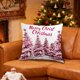 thumbnail image 5 of Cubiertas de Almohada de Navidad Cubierta de Cojín Decorativa Del Dormitorio Del Árbol de Navidad de 45x45cm, 5 of 6