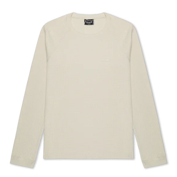 Castanza Waffle Knit Long Sleeve (Off-White)