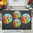 thumbnail image 6 of Gas Stove Burner Cover,White Electric Stove Top Protector,Easy to Clean,Golden Retriever And Butterfly In A Watercolor Scene, 6 of 7