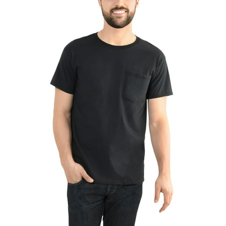 Men's Platinum Eversoft Short Sleeve Pocket T-Shirt, up to Size 4XL ...